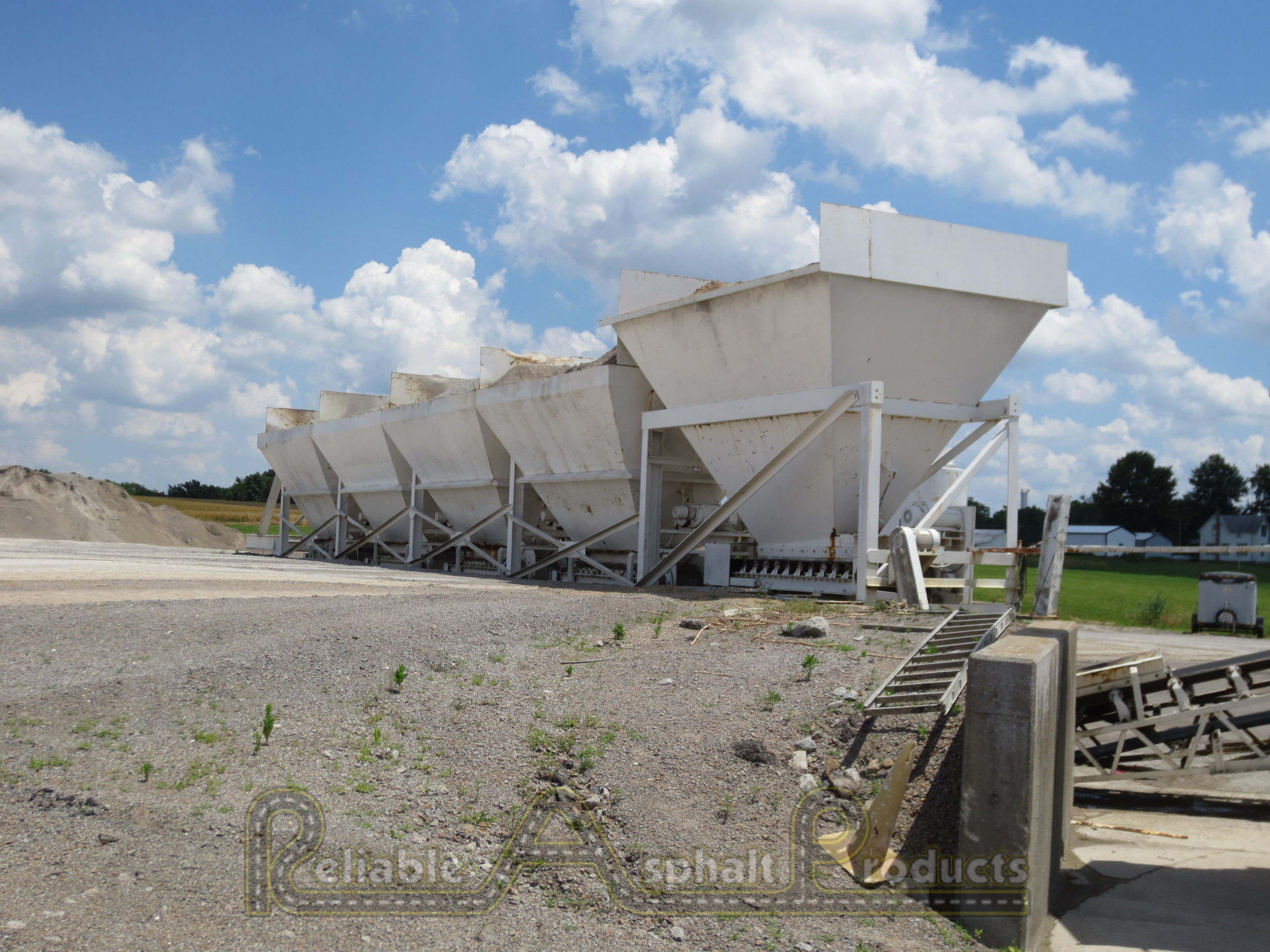 Peerless 4Bin Cold Feed System Used Asphalt Plant Equipment