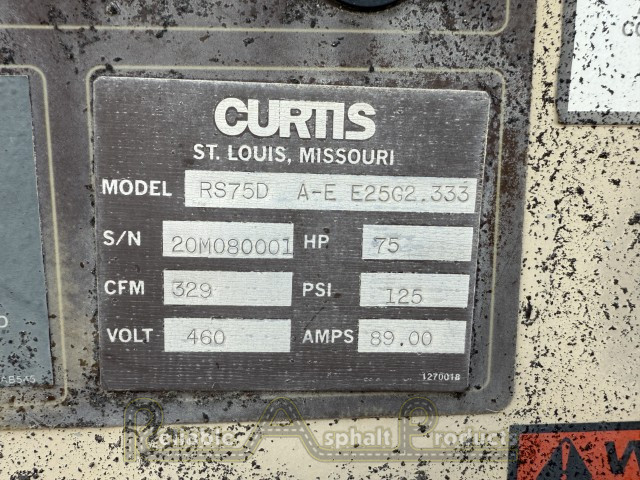 RAP-16905 Curtis 75HP Air COmpressor – Reliable Asphalt Products (2)