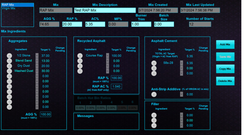 AARC BLENDPRO 2.0 - Advanced Asphalt Plant Control System